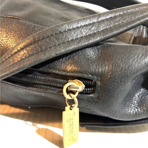 Tignaello Vintage Black Leather Backpack main image 6